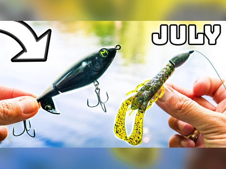 Best July Bass Lures (By Depth)